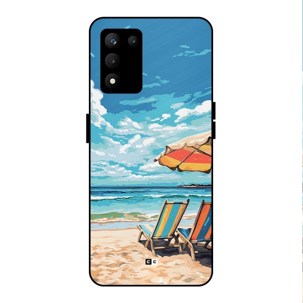 Sunny Beach Metal Back Case for realme 9 5G SE