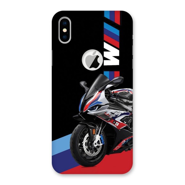 SuperBike Stance Back Case for iPhone XS Logo Cut