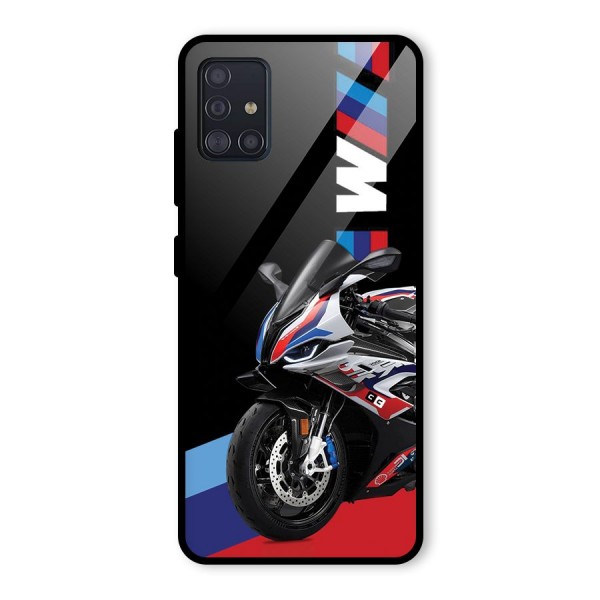 SuperBike Stance Glass Back Case for Galaxy A51