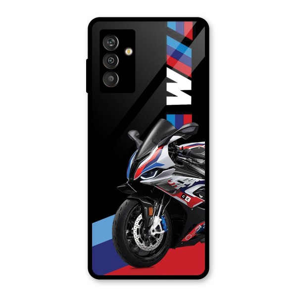 SuperBike Stance Glass Back Case for Galaxy M13