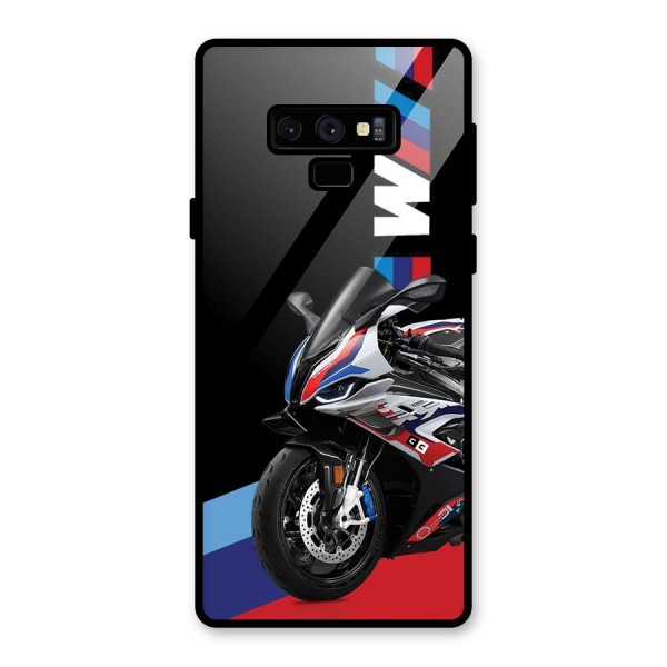 SuperBike Stance Glass Back Case for Galaxy Note 9