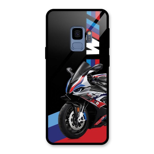 SuperBike Stance Glass Back Case for Galaxy S9