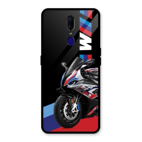 SuperBike Stance Glass Back Case for Oppo F11