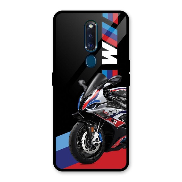 SuperBike Stance Glass Back Case for Oppo F11 Pro