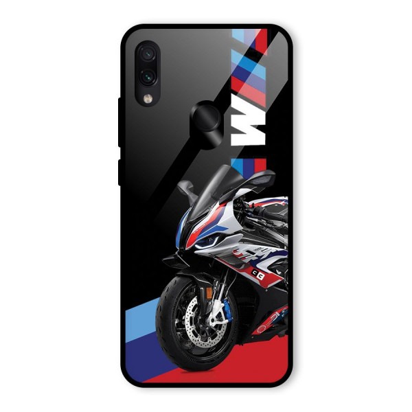 SuperBike Stance Glass Back Case for Redmi Note 7S