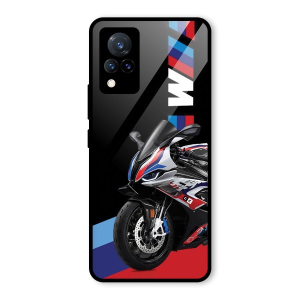 SuperBike Stance Glass Back Case for Vivo V21 5G