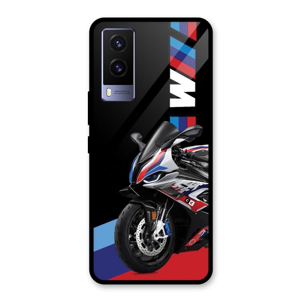 SuperBike Stance Glass Back Case for Vivo V21e 5G