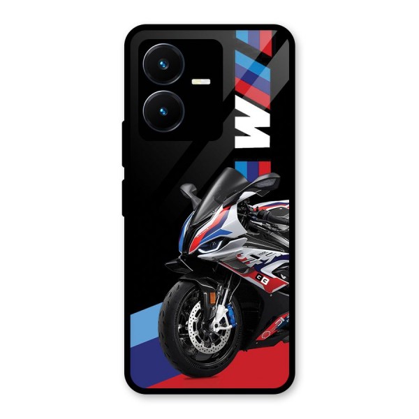 SuperBike Stance Glass Back Case for Vivo Y22