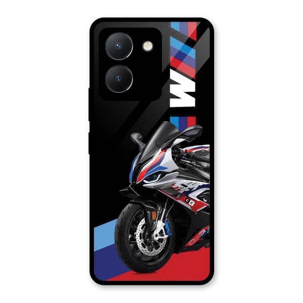 SuperBike Stance Glass Back Case for Vivo Y36