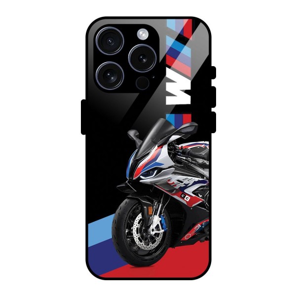 SuperBike Stance Glass Back Case for iPhone 15 Pro