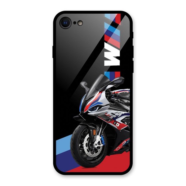 SuperBike Stance Glass Back Case for iPhone 8