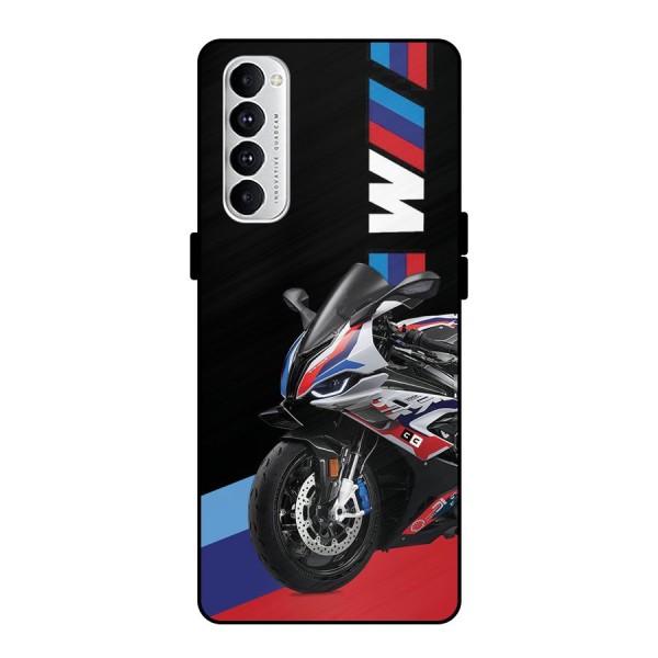 SuperBike Stance Metal Back Case for Oppo Reno4 Pro