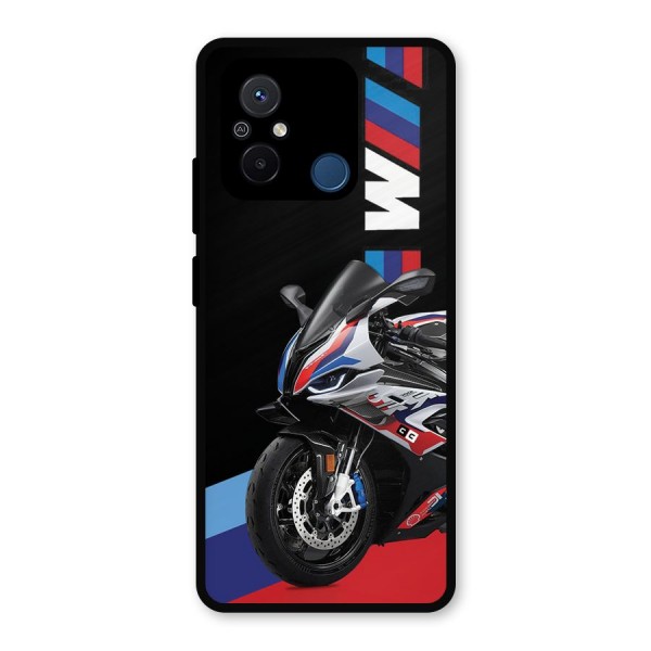 SuperBike Stance Metal Back Case for Poco C55