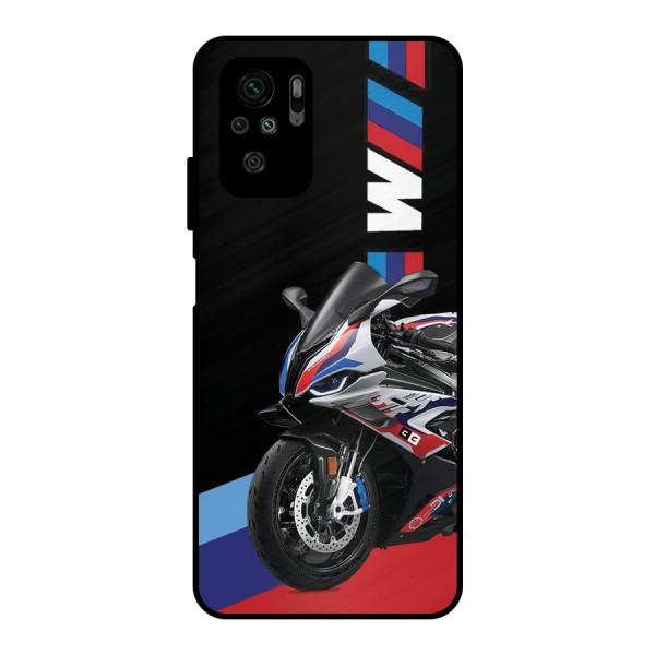 SuperBike Stance Metal Back Case for Redmi Note 10