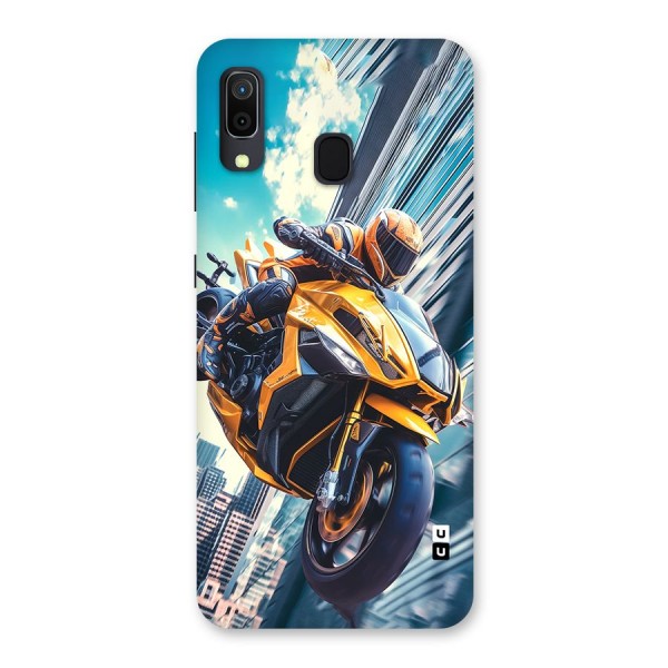 Super Bike Falling Back Case for Galaxy A30