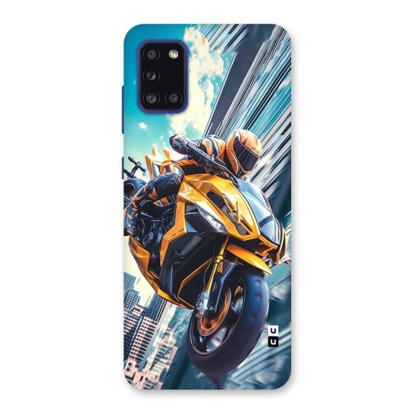 Super Bike Falling Back Case for Galaxy A31