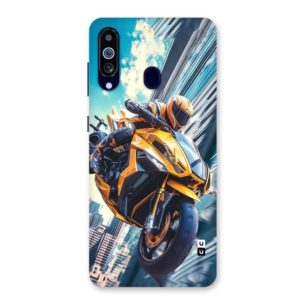 Super Bike Falling Back Case for Galaxy A60