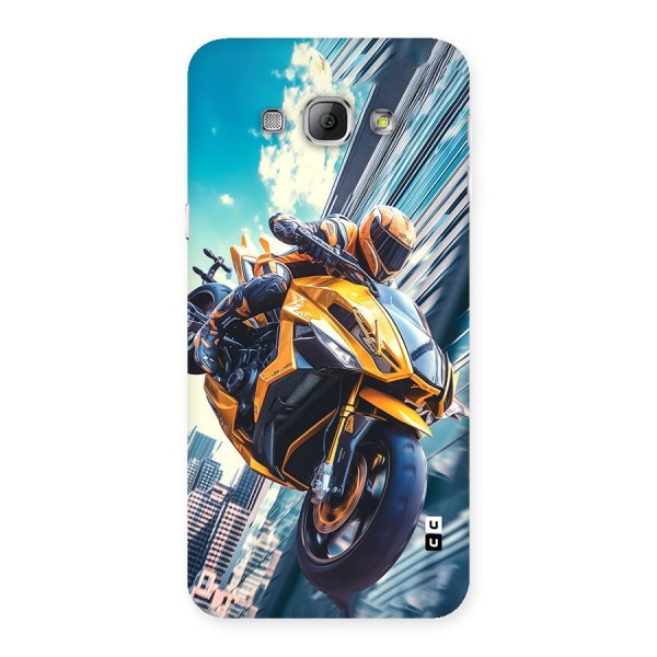 Super Bike Falling Back Case for Galaxy A8