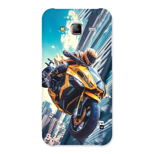 Super Bike Falling Back Case for Galaxy J5