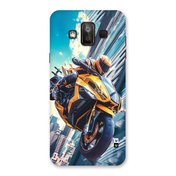 Super Bike Falling Back Case for Galaxy J7 Duo