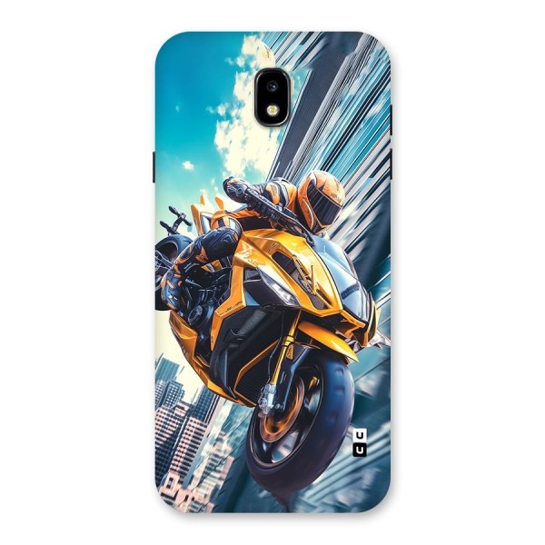 Super Bike Falling Back Case for Galaxy J7 Pro