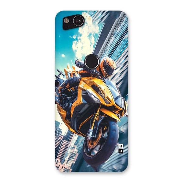 Super Bike Falling Back Case for Google Pixel 2