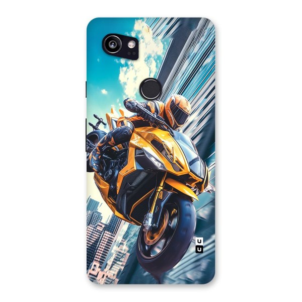 Super Bike Falling Back Case for Google Pixel 2 XL