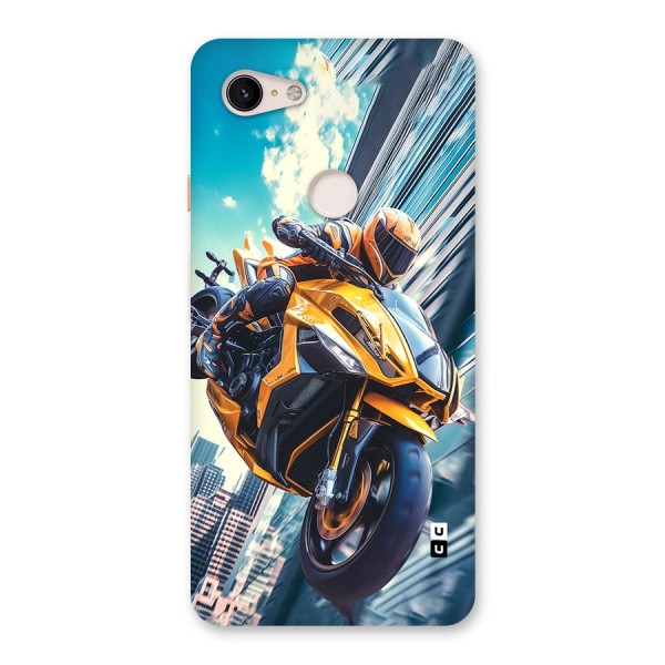 Super Bike Falling Back Case for Google Pixel 3 XL