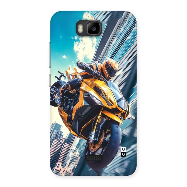 Super Bike Falling Back Case for Honor Bee