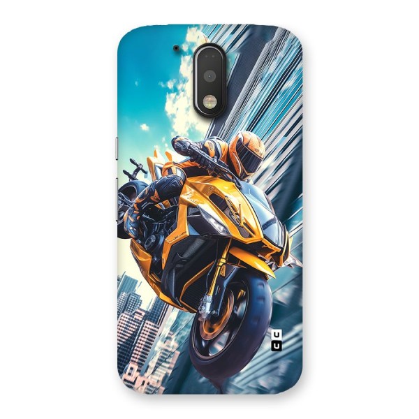 Super Bike Falling Back Case for Moto G4