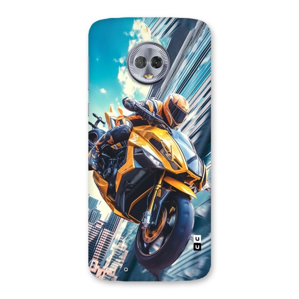 Super Bike Falling Back Case for Moto G6