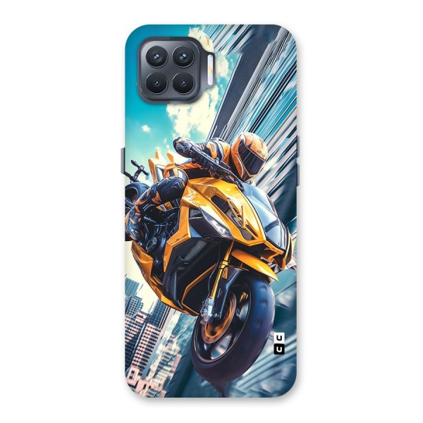 Super Bike Falling Back Case for Oppo F17 Pro