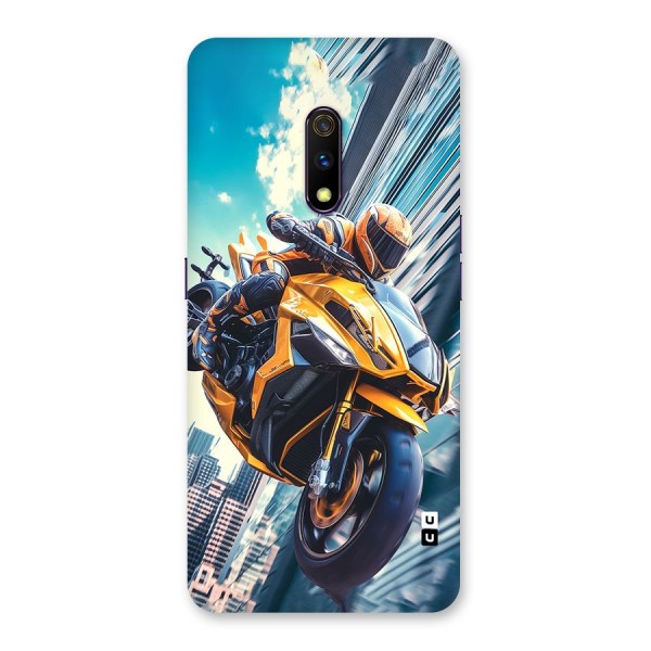 Super Bike Falling Back Case for Realme X