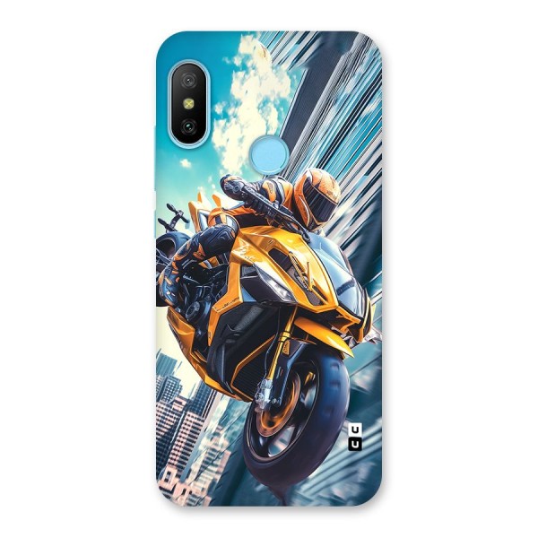 Super Bike Falling Back Case for Redmi 6 Pro