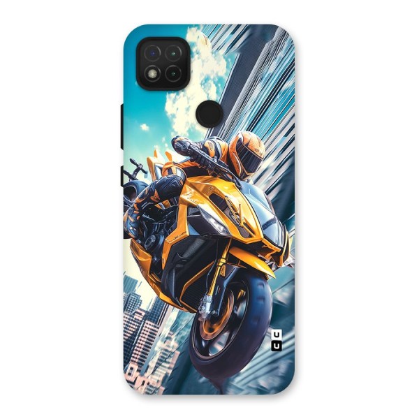 Super Bike Falling Back Case for Redmi 9C