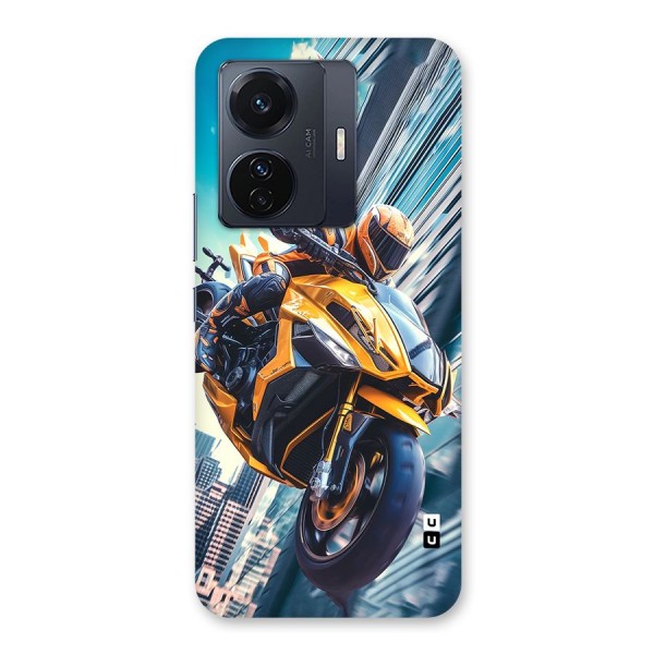 Super Bike Falling Back Case for Vivo iQOO Z6 Pro