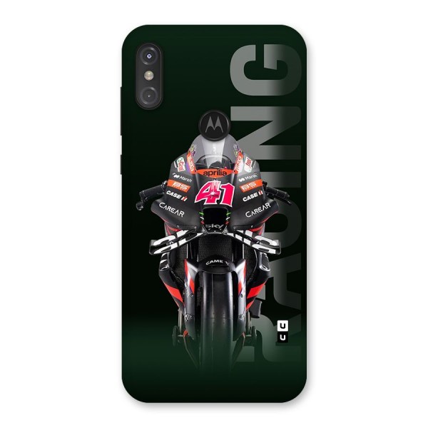 Super Biker Back Case for Motorola One Power