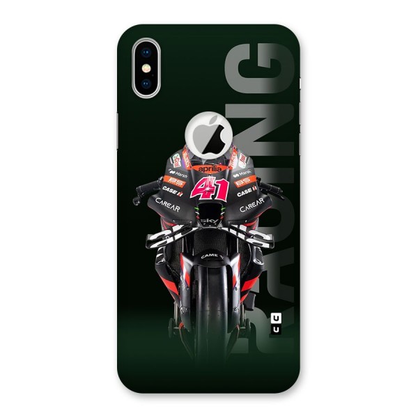 Super Biker Back Case for iPhone XS Logo Cut