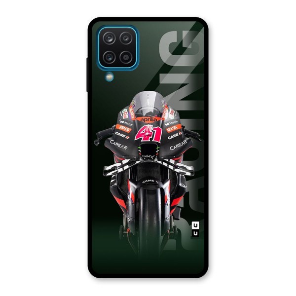 Super Biker Glass Back Case for Galaxy A12