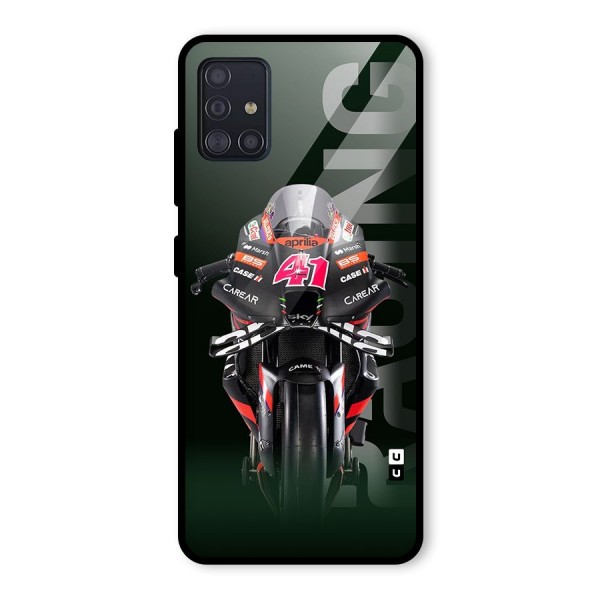 Super Biker Glass Back Case for Galaxy A51