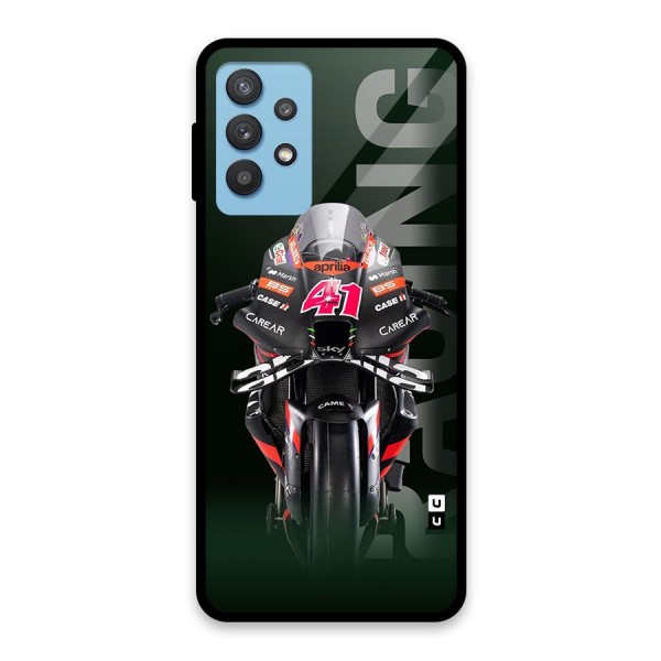 Super Biker Glass Back Case for Galaxy M32 5G