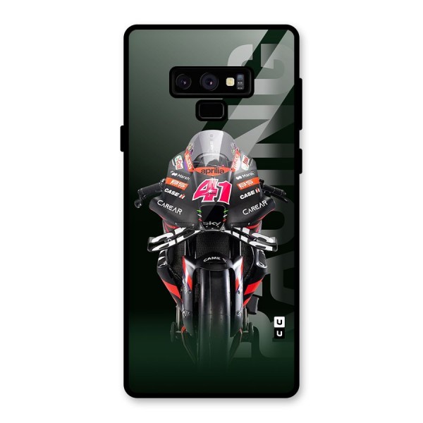 Super Biker Glass Back Case for Galaxy Note 9