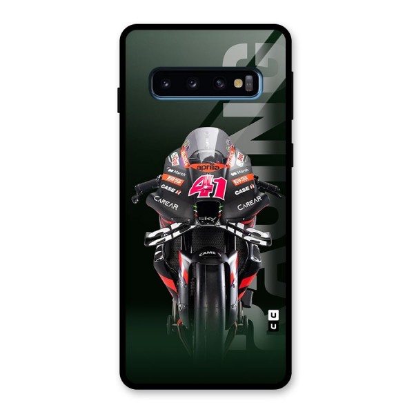 Super Biker Glass Back Case for Galaxy S10