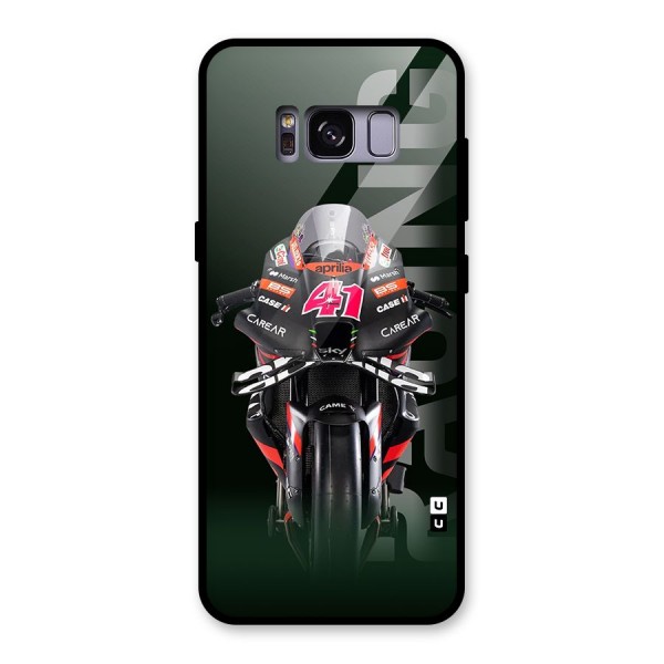 Super Biker Glass Back Case for Galaxy S8