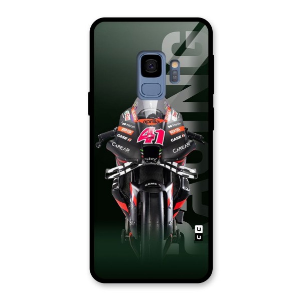 Super Biker Glass Back Case for Galaxy S9