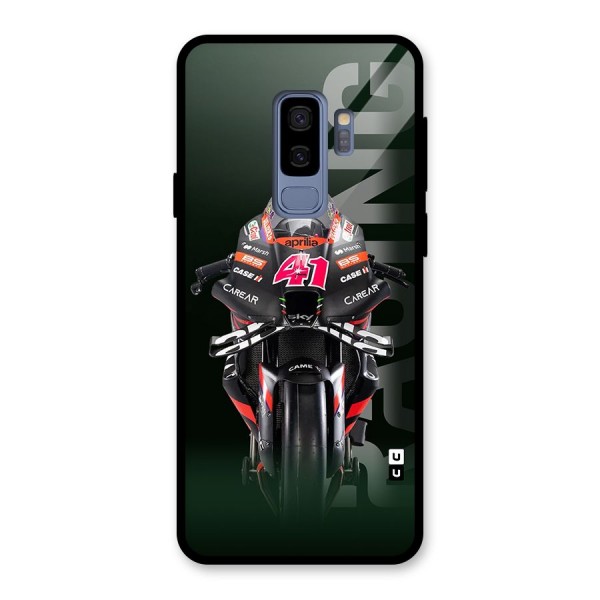 Super Biker Glass Back Case for Galaxy S9 Plus