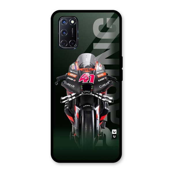 Super Biker Glass Back Case for Oppo A52