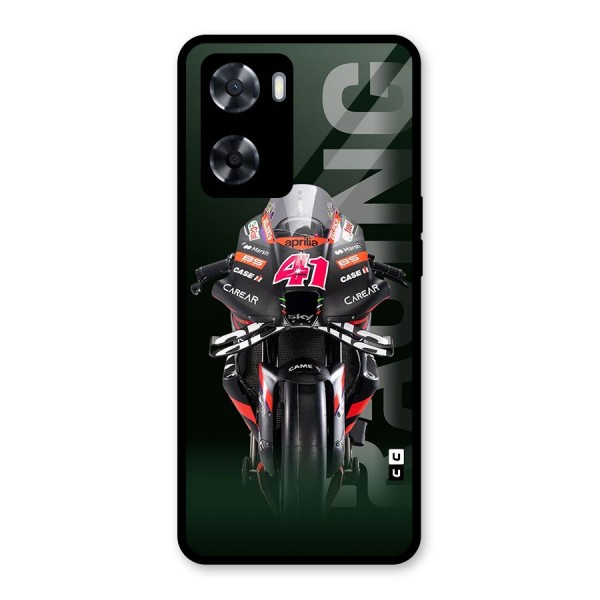 Super Biker Glass Back Case for Oppo A57 2022