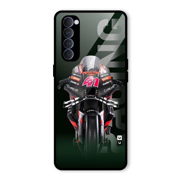 Super Biker Glass Back Case for Oppo Reno4 Pro