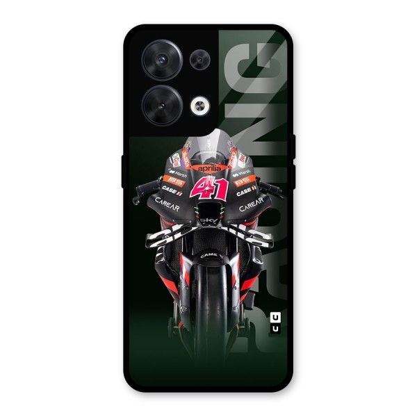 Super Biker Glass Back Case for Oppo Reno8 5G